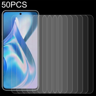 50 PCS 0.26mm 9H 2.5D Tempered Glass Film For OnePlus Ace / 10R / 10T / Ace Pro / 10R 150W