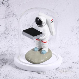 Watch Shelf Support Decorative Ornaments Watch Storage Box Display Stand, Item No.: Large Astronaut + White Cover