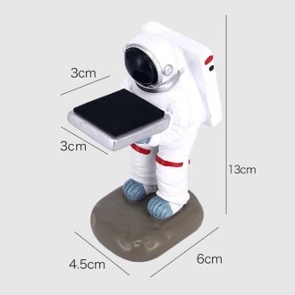 Watch Shelf Support Decorative Ornaments Watch Storage Box Display Stand, Item No.: Large Astronaut + White Cover