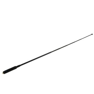 RH660S Dual Band 144/430MHz High Gain SMA-F Telescopic Handheld Radio Antenna for Walkie Talkie, Antenna Length: 108.5cm