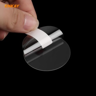 For Garmin Approach S62 2 PCS ENKAY Hat-Prince 0.2mm 9H 2.15D Curved Edge Tempered Glass Screen Protector  Watch Film