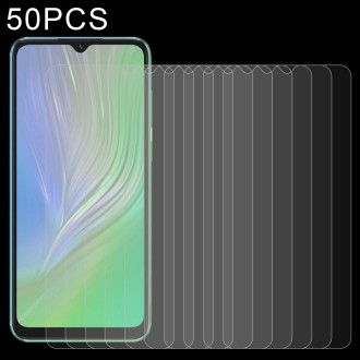 50 PCS 0.26mm 9H 2.5D Tempered Glass Film For Blackview A55