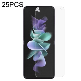 25 PCS Full Screen Protector Explosion-proof Hydrogel Film For Samsung Galaxy Z Flip4 / W23 Flip 5G(Front Screen)