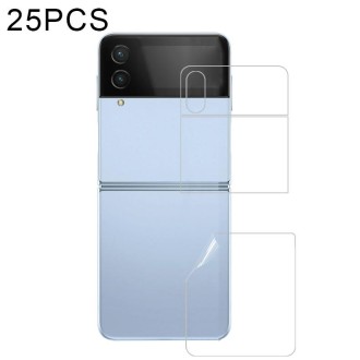 25 PCS Full Screen Protector Explosion-proof Hydrogel Film For Samsung Galaxy Z Flip4 / W23 Flip 5G(Back Screen)