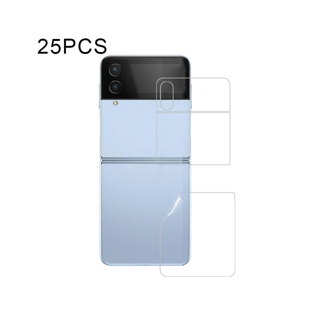 25 PCS Full Screen Protector Explosion-proof Hydrogel Film For Samsung Galaxy Z Flip4 / W23 Flip 5G(Back Screen)