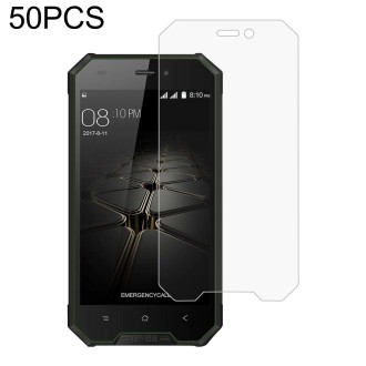 50 PCS 0.26mm 9H 2.5D Tempered Glass Film For Blackview BV4000 Pro