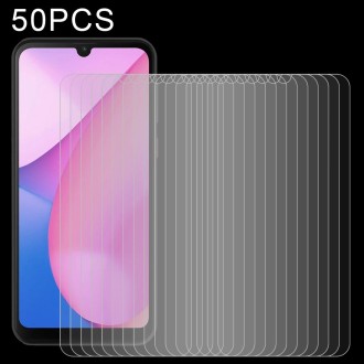 50 PCS 0.26mm 9H 2.5D Tempered Glass Film For Blackview Oscal C20