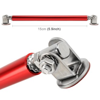 2 PCS Car Modification Adhesive Surrounded Rod Lever Front and Rear Bars Fixed Front Lip Back Shovel, Length: 15cm(Red)