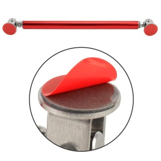 2 PCS Car Modification Adhesive Surrounded Rod Lever Front and Rear Bars Fixed Front Lip Back Shovel, Length: 15cm(Red)