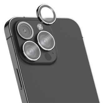 For iPhone 14 Pro / 14 Pro Max MOMAX Eagle Eye Independent Full Cover Phone Lens Glass Film(Black)