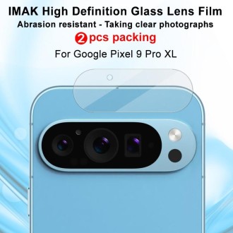 For Google Pixel 9 Pro XL 2pcs/Set imak HD Glass Lens Film, Scaled Down Version