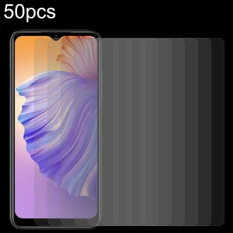 For Doogee N50 50pcs 0.26mm 9H 2.5D Tempered Glass Film