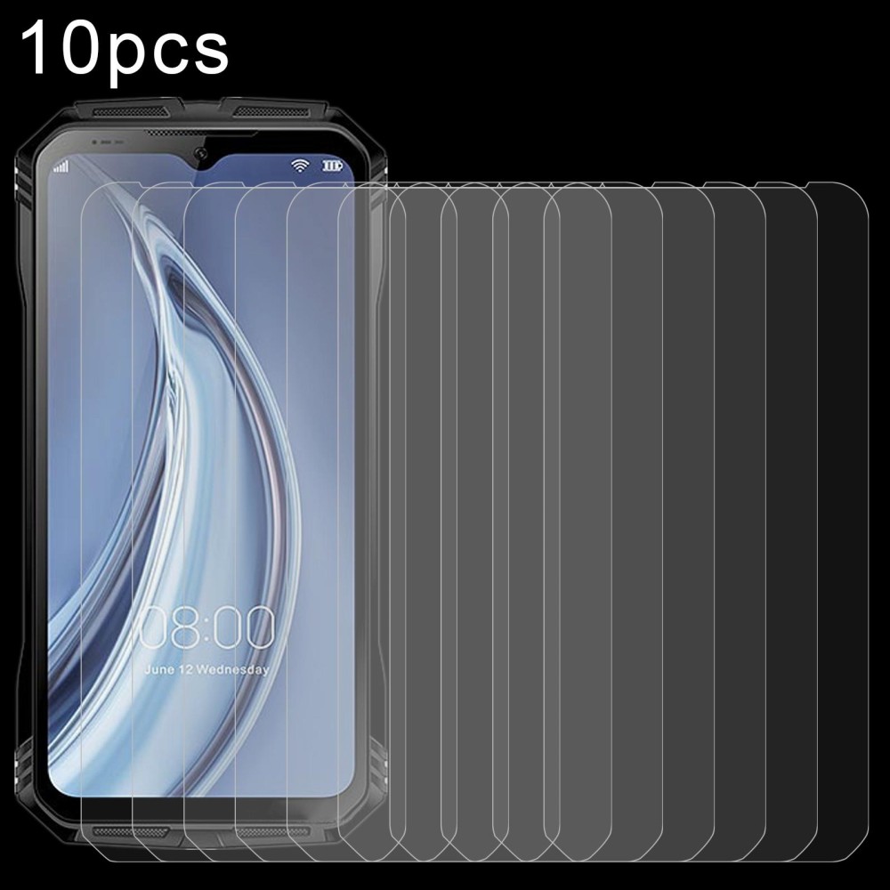 For Doogee S100 10pcs 0.26mm 9H 2.5D Tempered Glass Film