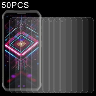 50 PCS 0.26mm 9H 2.5D Tempered Glass Film For Doogee V11