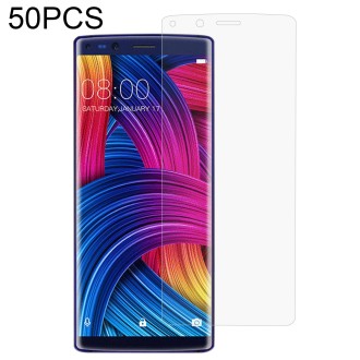 50 PCS 0.26mm 9H 2.5D Tempered Glass Film For Doogee MIX 2