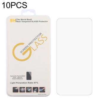 For Doogee V10 5G 10 PCS 0.26mm 9H 2.5D Tempered Glass Film