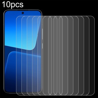 For Xiaomi 13 10pcs 0.26mm 9H 2.5D Tempered Glass Film