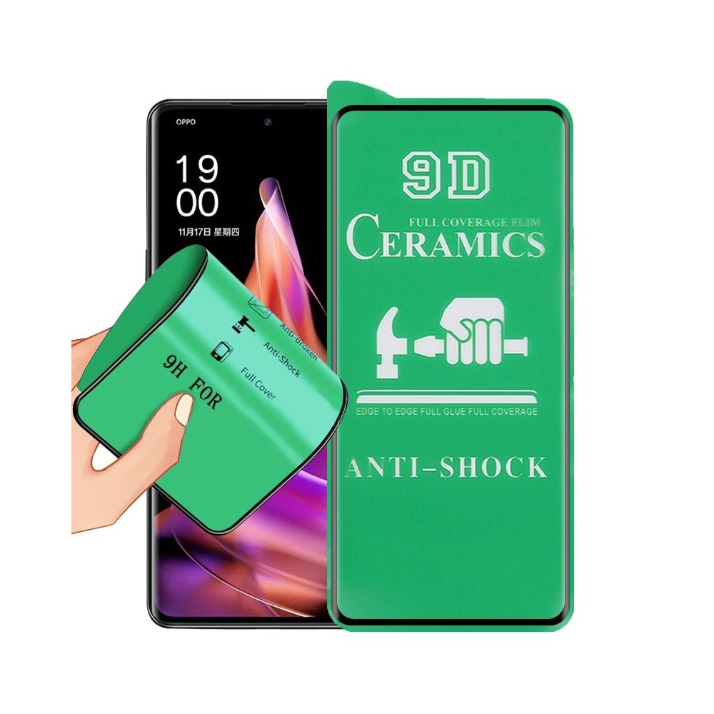 For OPPO Reno9 9D Full Screen Full Glue Ceramic Film