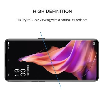 For OPPO Reno9 3D Curved Edge Full Screen Tempered Glass Film