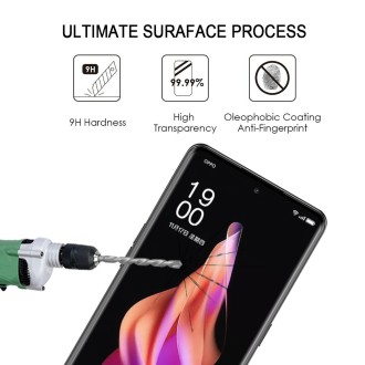 For OPPO Reno9 3D Curved Edge Full Screen Tempered Glass Film