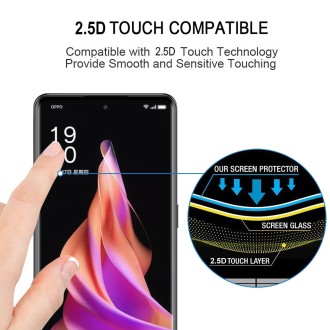 For OPPO Reno9 3D Curved Edge Full Screen Tempered Glass Film