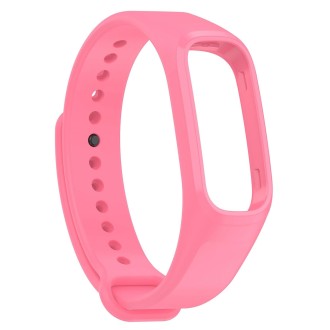 For OPPO Band Vitality Edition Waterproof Sweatproof Solid Color Watch Band(Pink)