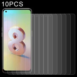 10 PCS 0.26mm 9H 2.5D Tempered Glass Film For OPPO Reno8 4G/Reno8 Z