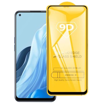 9D Full Glue Screen Tempered Glass Film For OPPO Reno7 / Reno7 Z 5G / Reno7 5G / Reno7 Lite / Reno8 Lite / F21 Pro 5G / Reno8 4G