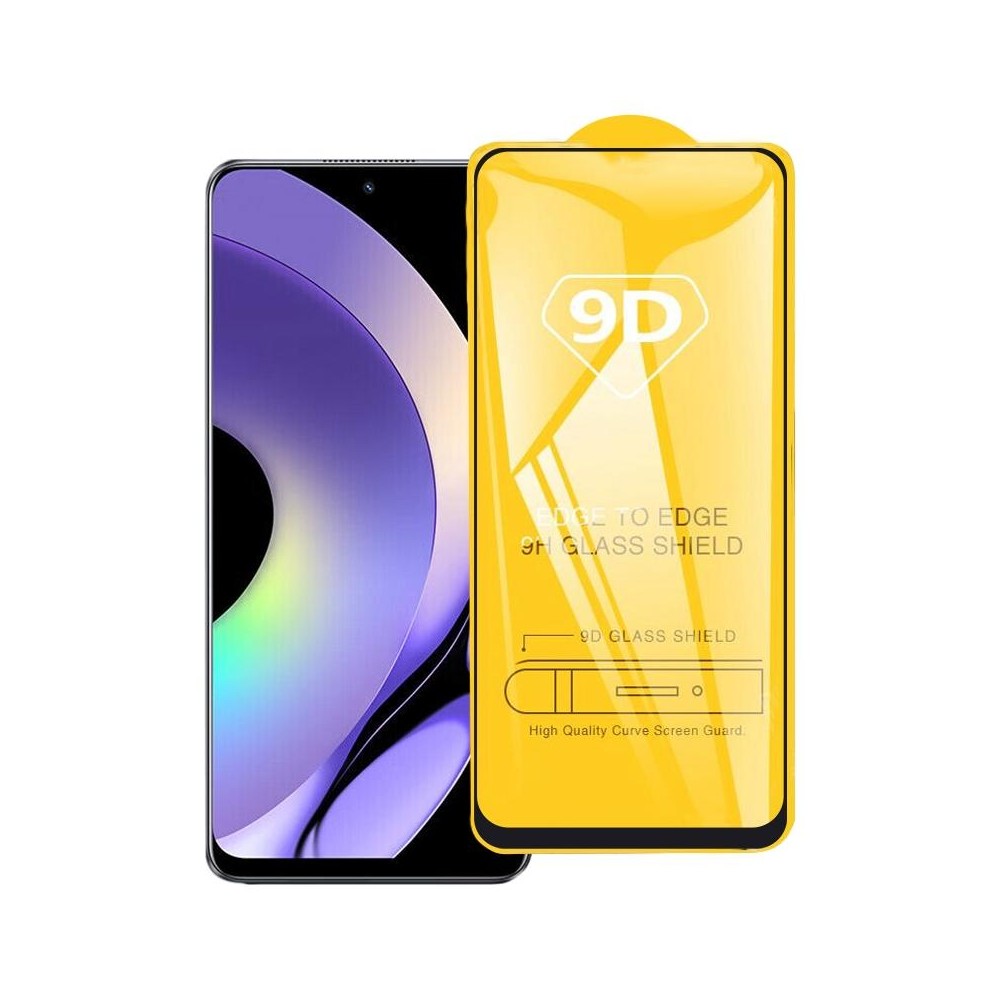 For Realme 10 Pro 9D Full Glue Screen Tempered Glass Film