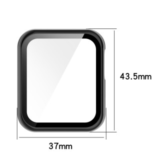 For Xiaomi Mi Watch Lite PC+ Toughened Film Protective Case(Lvory)