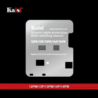 Kaisi LCD Screen IC BGA Reballing Stencil for iPhone 11 to 14 Pro Max