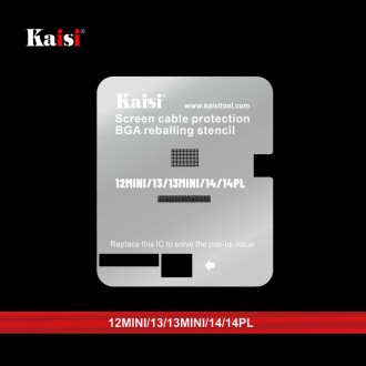 Kaisi LCD Screen IC BGA Reballing Stencil for iPhone 11 to 14 Pro Max