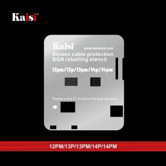 Kaisi LCD Screen IC BGA Reballing Stencil for iPhone 11 to 14 Pro Max