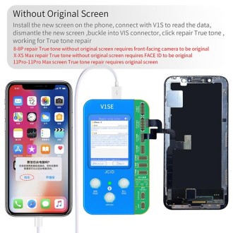 JC V1SE Testing Repair Face ID Dot Board Adaptor For iPhone X-14 Pro Max