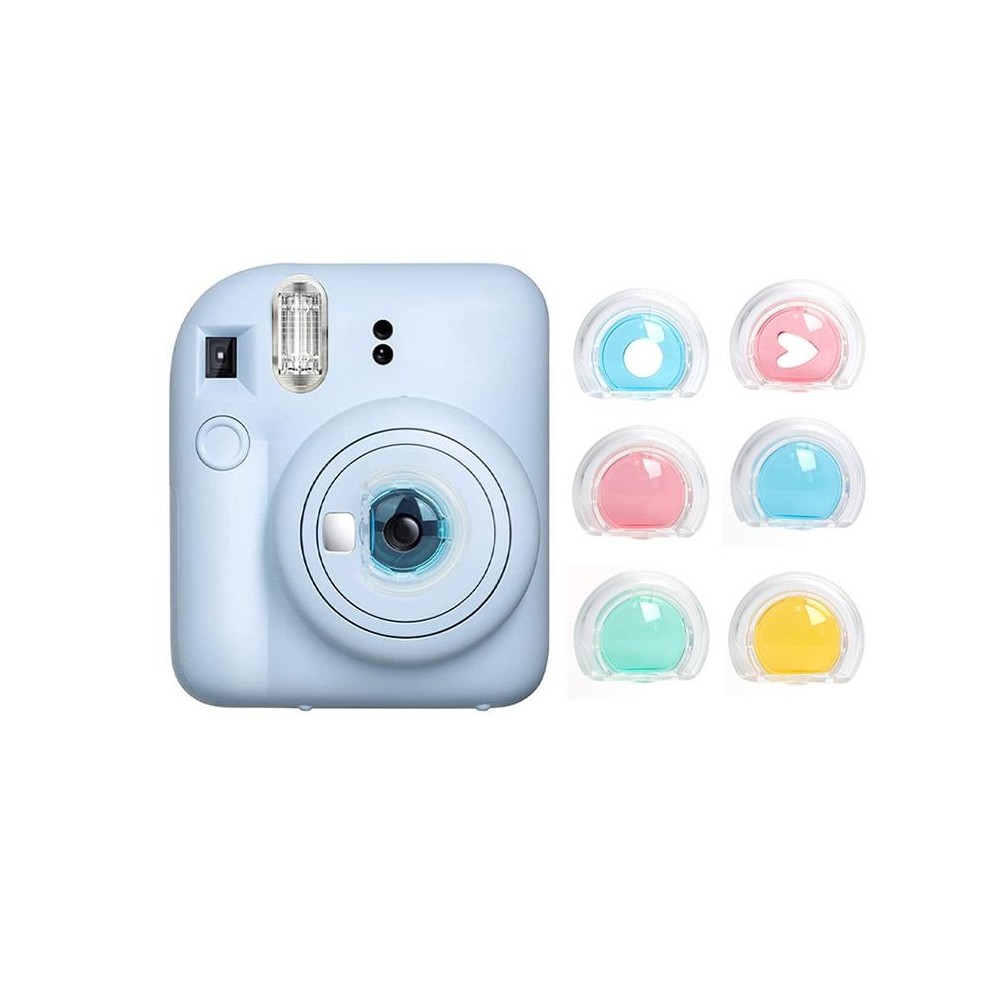 For Fujifilm Instax mini 12 6-in-1 Jelly Six Colors Camera Filter