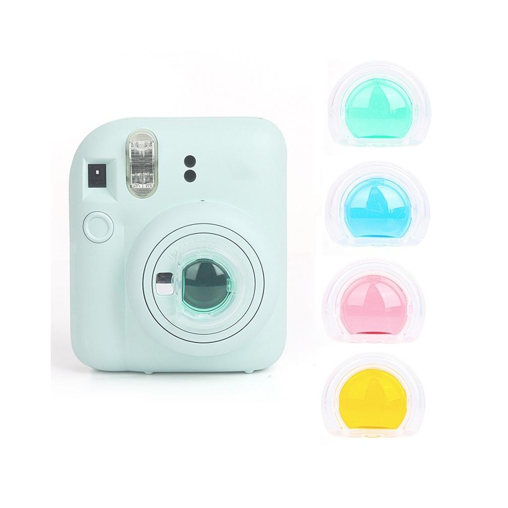 For Fujifilm Instax mini 12 4-in-1 Jelly Four Colors Camera Filter