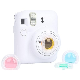 For Fujifilm Instax mini 12 4-in-1 Jelly Four Colors Camera Filter