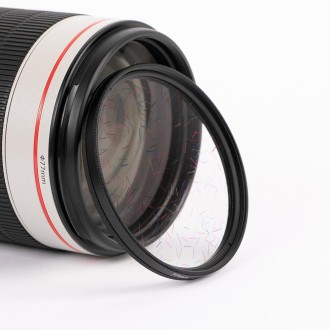 58mm Colorful Starlight Brushed Radiant Camera Lens Filter