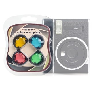 4 in 1 Four Colors Camera Filter for Fujifilm Instax mini 40