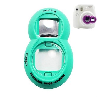 2PCS Selfie Mirror for Polaroid Mini7s / Mini8(Green)