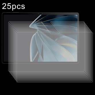 For ZTE Nubia Pad 3D 12.4 25pcs 9H 0.3mm Explosion-proof Tempered Glass Film