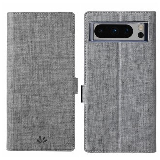 For Google Pixel 8 Pro ViLi K Series Shockproof Magnetic Flip Leather Phone Case(Grey)