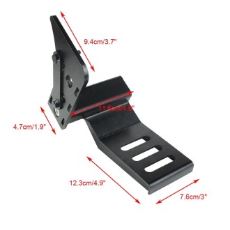 For Jeep Wrangler JL 2018-2019 Car Modification Curved Metal Left Foot Rest Pedal