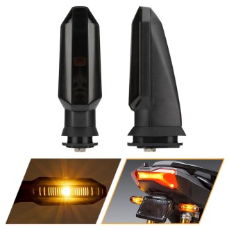 2pcs For Honda RS150 XRE300 CRF300 X-ADV Motorcycles LED Turn Signal Light(Black)