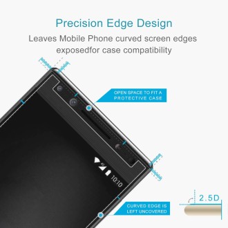 50 PCS 0.26mm 9H 2.5D Tempered Glass Film For Alcatel 5