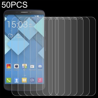 50 PCS 0.26mm 9H 2.5D Tempered Glass Film For Alcatel Hero N3 8020