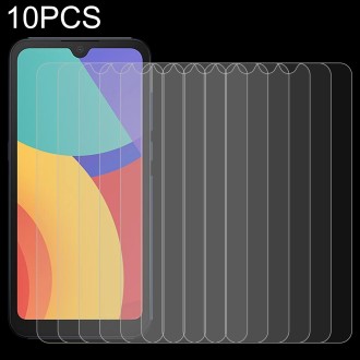 For Alcatel 1L 2021 10 PCS 0.26mm 9H 2.5D Tempered Glass Film