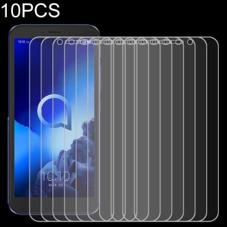 10 PCS 9H 2.5D (2019) Non-Full Screen Tempered Glass Film For Alcatel 1V