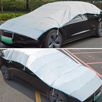 Automatic Retractable Car Universal Sunshade Snow-proof Dust-proof Cover, Size:M