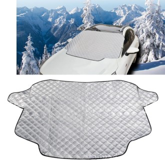 Automobile Front Windshield Cover Snow Cover Plus Cotton Car Windshield Sun Shade Winter Car Snow Shield Cover, Random Color Del